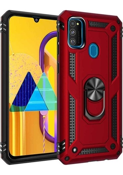 Samsung Galaxy M30S Uyumlu Kılıf Vega Kapak, Kırmızı