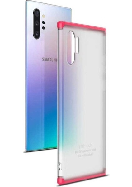 Samsung Galaxy Note 10 Plus Uyumlu Kılıf Nili Kapak, Kırmızı