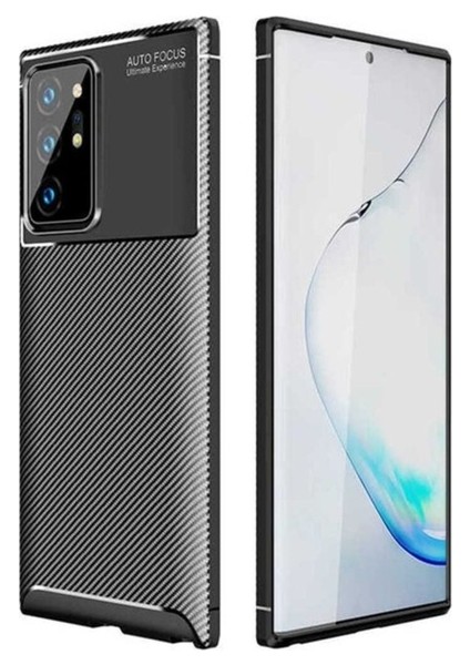 Samsung Galaxy Note 20 Ultra Uyumlu Kılıf Negro Silikon Kapak, Siyah