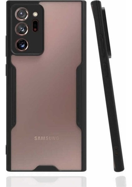 Samsung Galaxy Note 20 Ultra Uyumlu Kılıf Parfe Kapak, Siyah