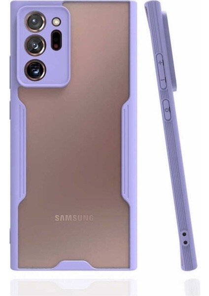 Samsung Galaxy Note 20 Ultra Uyumlu Kılıf Parfe Kapak, Mor