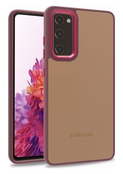 Samsung Galaxy S20 Fe Uyumlu Kılıf Flora Kapak, Kırmızı