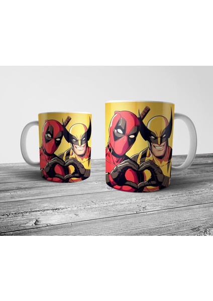 Deadpool & Wolverine Marvel Kupa Bardak Model 4