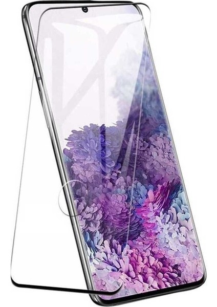 Samsung Galaxy S20 Ultra Uyumlu Kavisli Full Yapışkanlı Cam Ekran Koruyucu