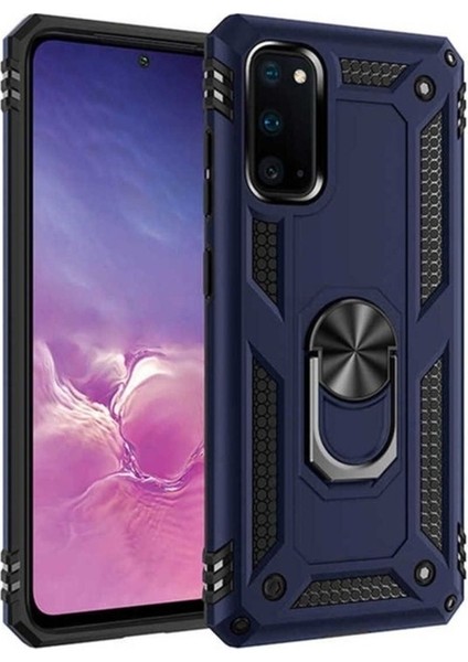Samsung Galaxy S20 Uyumlu Kılıf Vega Kapak, Mavi