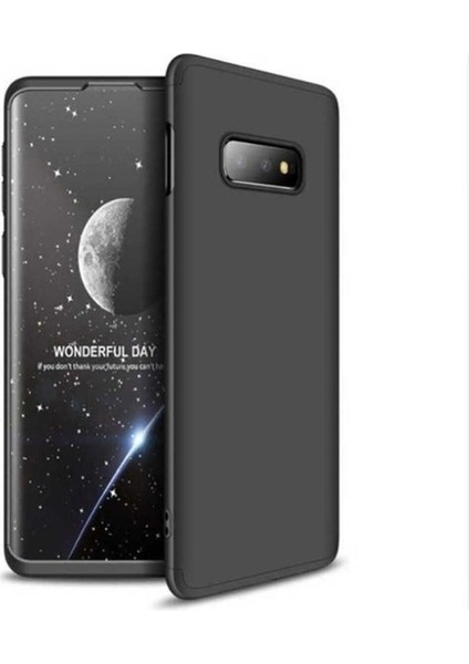 Samsung Galaxy S10E Uyumlu Kılıf Ays Kapak, Siyah