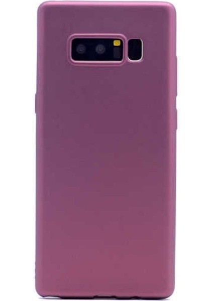 Samsung Galaxy Note 8 Uyumlu Kılıf Premier Silikon Kapak, Mürdüm