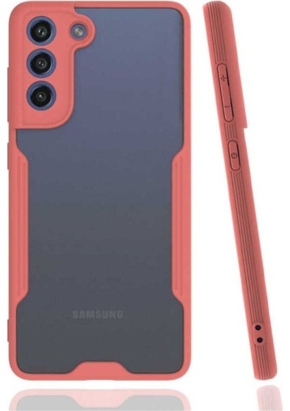 Samsung Galaxy S21 Fe Uyumlu Kılıf Parfe Kapak, Pembe