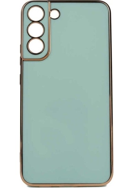 Samsung Galaxy S22 Plus Uyumlu Kılıf Bark Kapak, Açık Yeşil