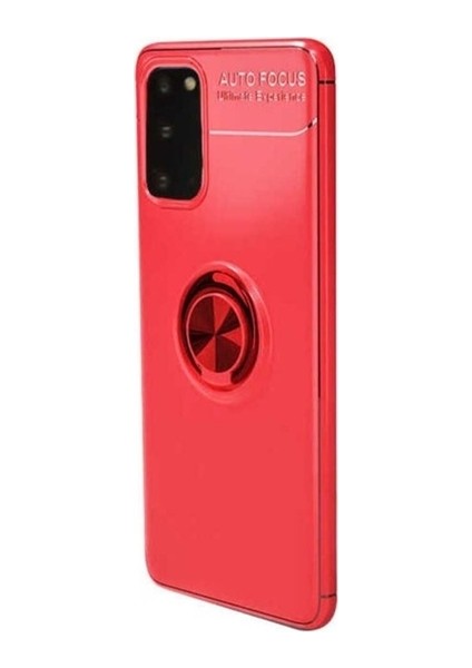 Samsung Galaxy S20 Uyumlu Kılıf Ravel Silikon Kapak, Kırmızı