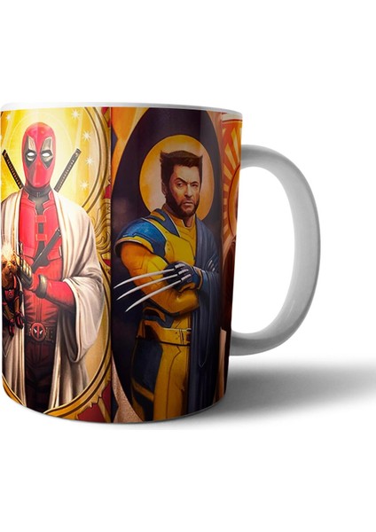 Deadpool & Wolverine Marvel Kupa Bardak Model 6