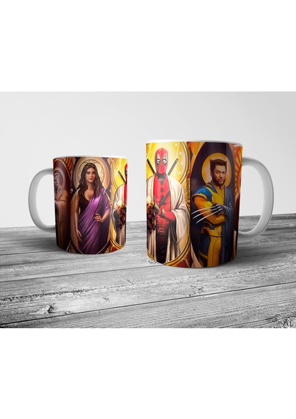 Deadpool & Wolverine Marvel Kupa Bardak Model 6