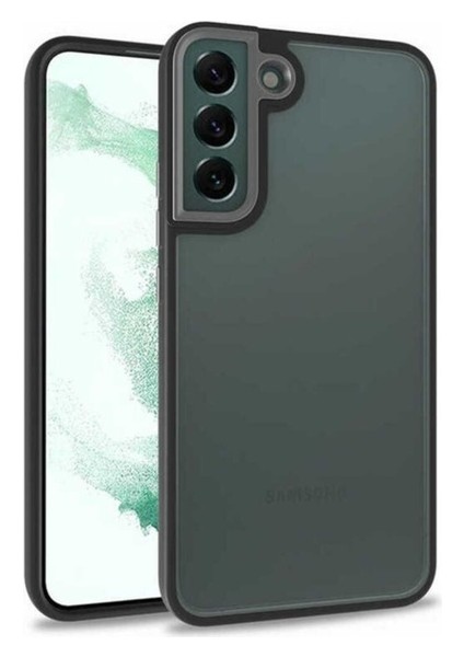 Samsung Galaxy S22 Plus Uyumlu Kılıf Flora Kapak, Siyah
