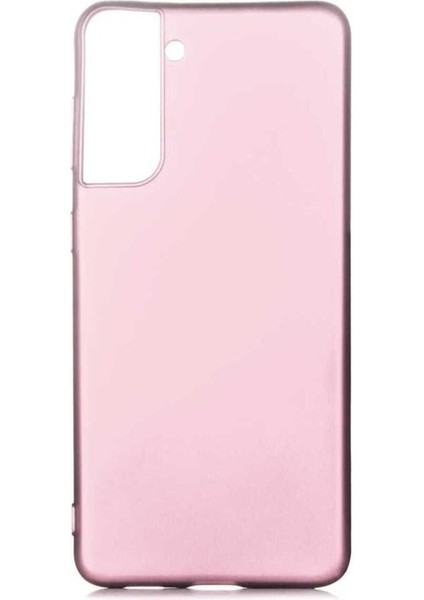 Samsung Galaxy S21 Plus Uyumlu Kılıf Premier Silikon Kapak, Rose Gold