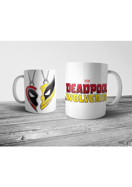 Deadpool & Wolverine Marvel Kupa Bardak Model 2