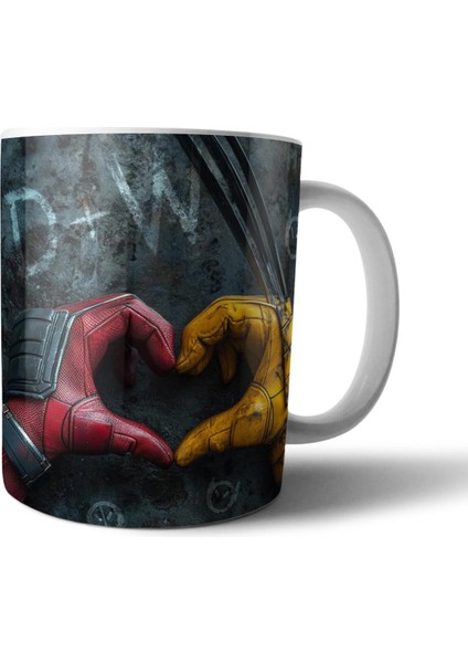 Deadpool & Wolverine Marvel Kupa Bardak Model 8