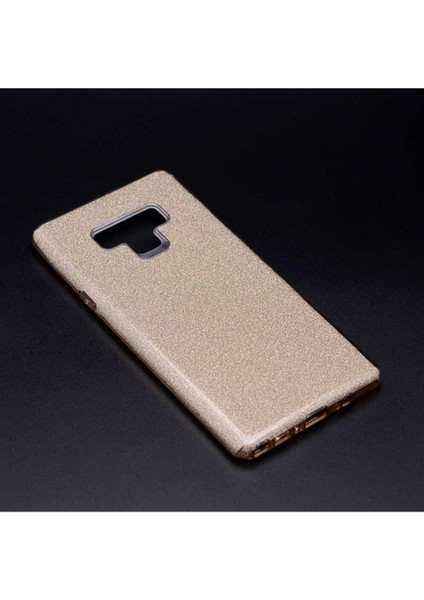 Samsung Galaxy Note 9 Uyumlu Kılıf Shining Silikon, Gold