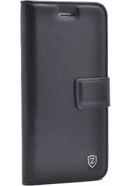 Samsung Galaxy S10E Uyumlu Kılıf New Delüxe Kapaklı Standlı Kılıf, Siyah
