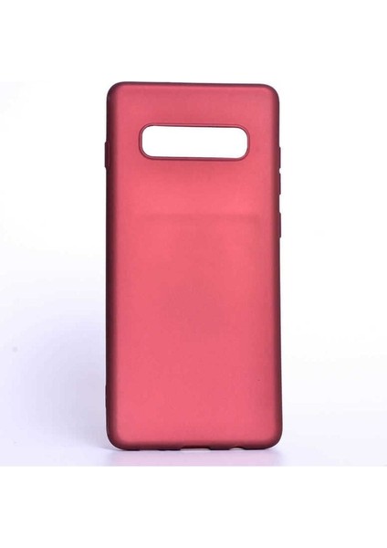 Samsung Galaxy S10E Uyumlu Kılıf Premier Silikon Kapak, Mürdüm