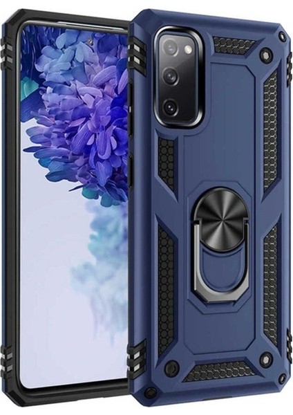Samsung Galaxy S20 Fe Uyumlu Kılıf Vega Kapak, Mavi