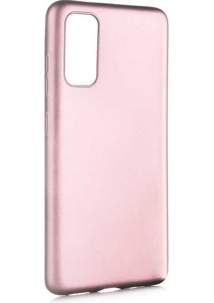 Samsung Galaxy S20 Uyumlu Kılıf Premier Silikon Kapak, Rose Gold