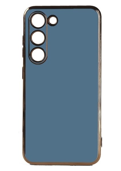 Samsung Galaxy S23 Plus Uyumlu Kılıf Bark Kapak, Mavi