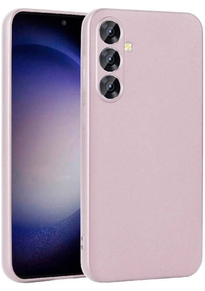Samsung Galaxy S24 Plus Uyumlu Kılıf Premier Silikon Kapak, Rose Gold