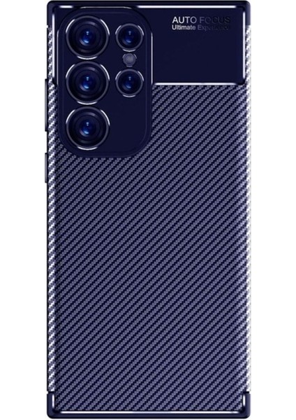 Samsung Galaxy S23 Ultra Uyumlu Kılıf Negro Silikon Kapak, Lacivert