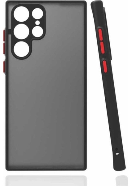 Samsung Galaxy S22 Ultra Uyumlu Kılıf Hux Kapak, Siyah