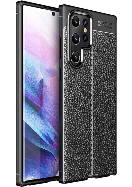 Samsung Galaxy S22 Ultra Uyumlu Kılıf Niss Silikon Kapak, Siyah