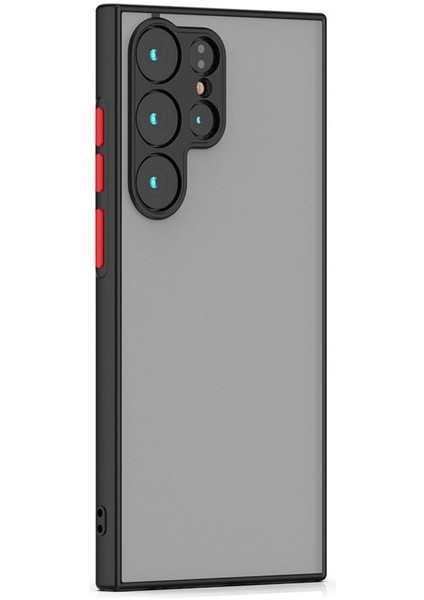 Samsung Galaxy S23 Ultra Uyumlu Kılıf Hux Kapak, Siyah