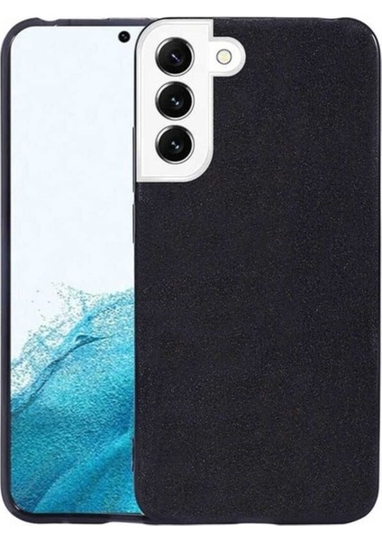Samsung Galaxy S22 Plus Uyumlu Kılıf Shining Silikon, Siyah
