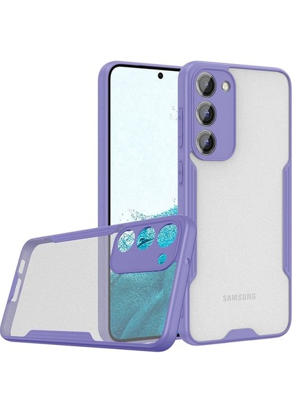 Samsung Galaxy S23 Plus Uyumlu Kılıf Parfe Kapak, Mor