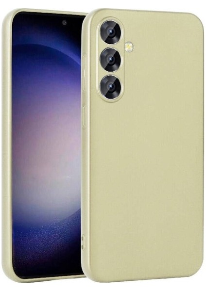 Samsung Galaxy S24 Uyumlu Kılıf Premier Silikon Kapak, Gold