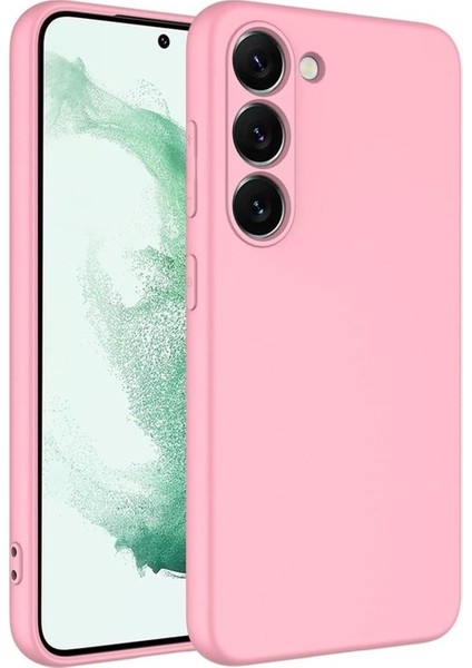 Samsung Galaxy S23 Plus Uyumlu Kılıf Mara Lansman Kapak, Pembe