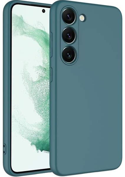 Samsung Galaxy S23 Plus Uyumlu Kılıf Mara Lansman Kapak, Koyu Yeşil