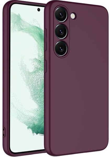 Samsung Galaxy S23 Plus Uyumlu Kılıf Mara Lansman Kapak, Koyu Mor