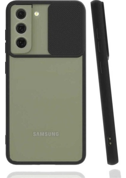 Samsung Galaxy S22 Plus Uyumlu Kılıf Lensi Kapak, Siyah