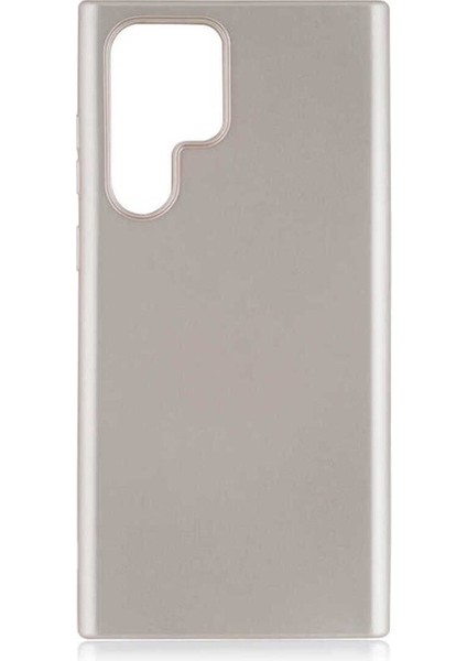 Samsung Galaxy S22 Ultra Uyumlu Kılıf Premier Silikon Kapak, Gold