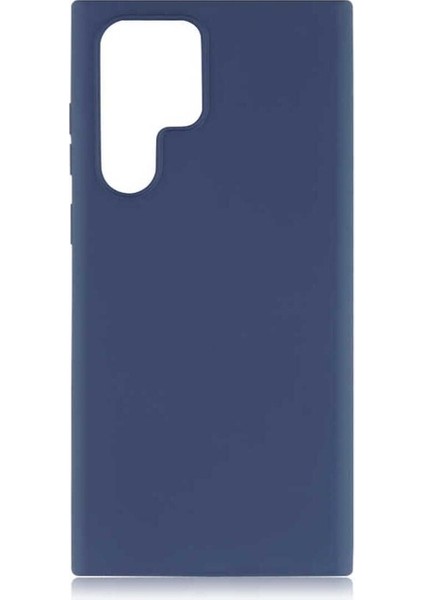 Samsung Galaxy S22 Ultra Uyumlu Kılıf Premier Silikon Kapak, Lacivert