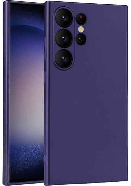 Samsung Galaxy S24 Ultra Uyumlu Kılıf Premier Silikon Kapak, Lacivert