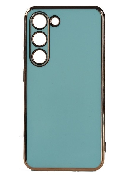 Samsung Galaxy S23 Plus Uyumlu Kılıf Bark Kapak, Açık Mavi