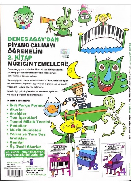 Denes Agay ' Dan Piyano Çalmayı Öğrenelim 2. Kitap