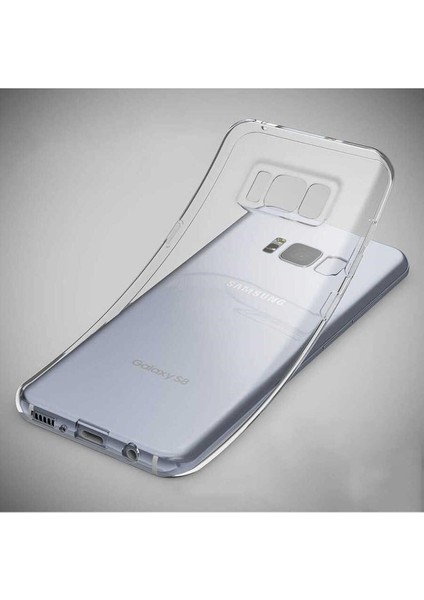 Samsung Galaxy S8 Uyumlu Kılıf Kamera Korumalı Süper Silikon Kapak