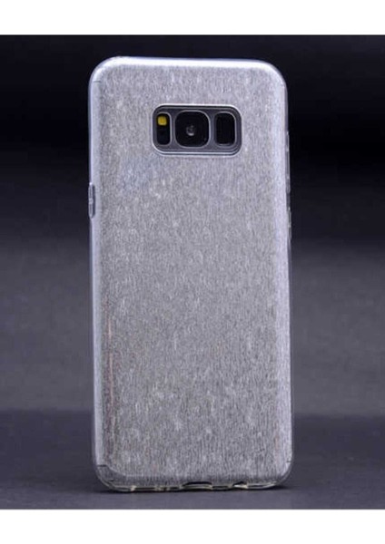Samsung Galaxy S8 Uyumlu Kılıf Shining Silikon, Gümüş