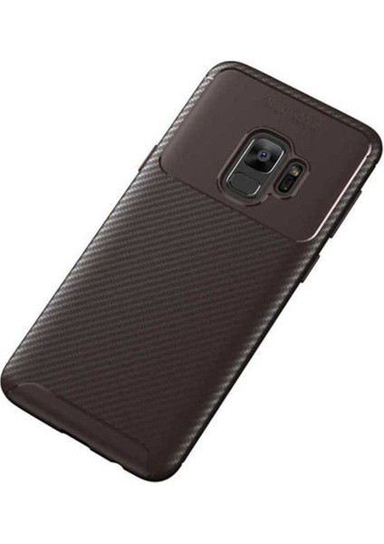 Samsung Galaxy S9 Uyumlu Kılıf Negro Silikon Kapak, Kahverengi