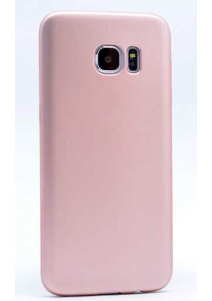 Samsung Galaxy S6 Uyumlu Kılıf Premier Silikon Kapak, Rose Gold