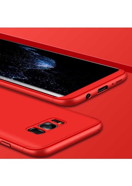 Samsung Galaxy S8 Uyumlu Kılıf Ays Kapak, Kırmızı