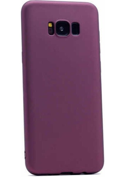 Samsung Galaxy S8 Uyumlu Kılıf Premier Silikon Kapak, Mürdüm