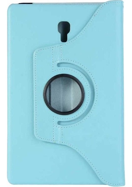 Samsung Galaxy Tab A T590 Uyumlu Zore Dönebilen Standlı Kılıf, Mavi Açık